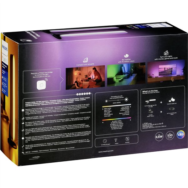 Philips Hue Play Lightbar pacco doppio LED bianco