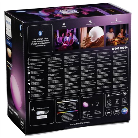 Philips Hue Go LED lampada BT 520lm White Color Ambiance batt.