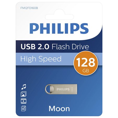 Philips USB 2.0            128GB Moon Vintage argento