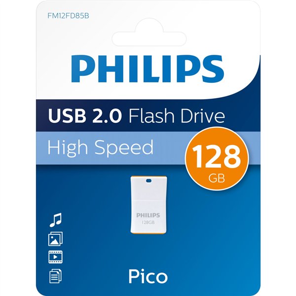 Philips USB 2.0            128GB Pico Edition Sunrise Orange