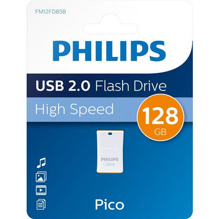 Philips USB 2.0            128GB Pico Edition Sunrise Orange