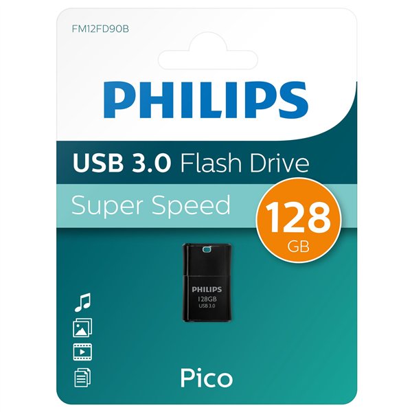Philips USB 3.0            128GB Pico Edition Midnight nero