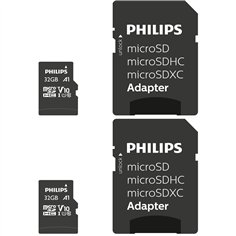 Philips MicroSDHC 2-Pack    32GB Class 10 UHS-I U1 incl. adatt.
