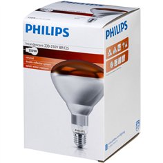Philips lampada infrar. BR125 IR 250W E27 230-250V rosso