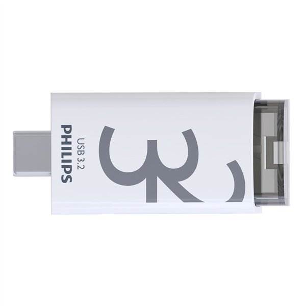 Philips USB 3.2             32GB Click Series Gen 1 USB-C