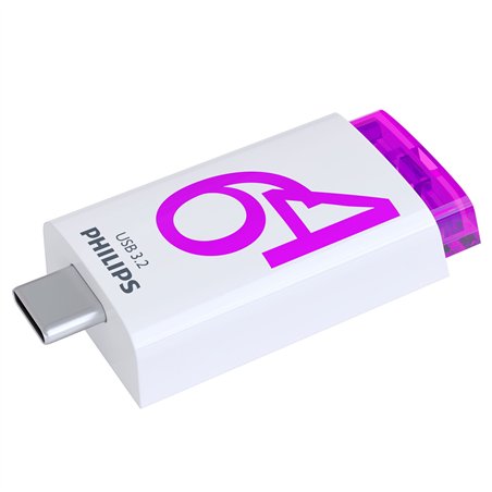 Philips USB 3.2             64GB Click Series Gen 1 USB-C