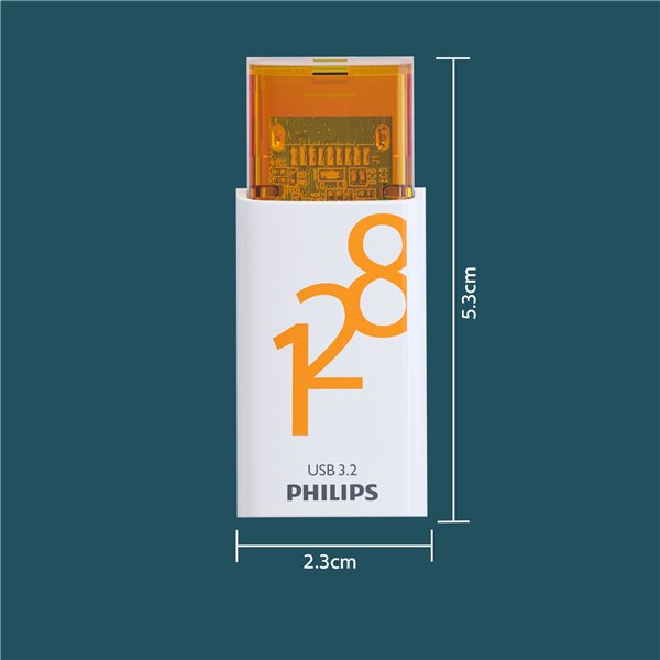 Philips USB 3.2            128GB Click Series Gen 1 USB-C
