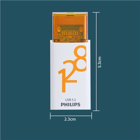Philips USB 3.2            128GB Click Series Gen 1 USB-C