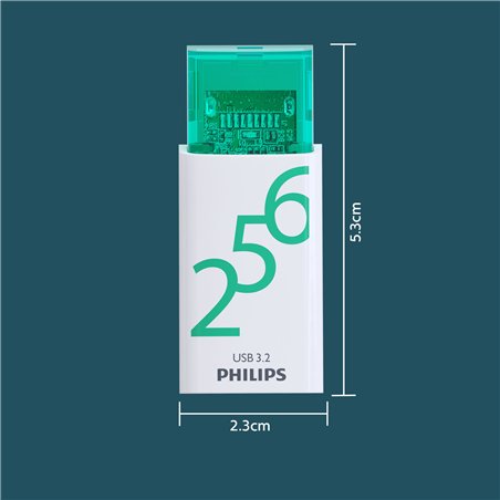 Philips USB 3.2            256GB Click Series Gen 1 USB-C