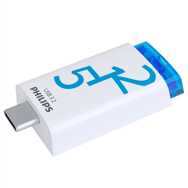 Philips USB 3.2            512GB Click Series Gen 1 USB-C