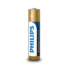 1x4 Philips Premium Alkaline AAA batteria 2