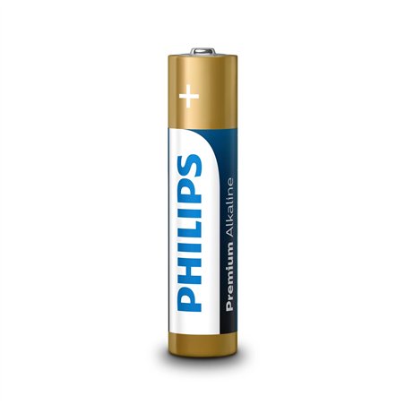 1x4 Philips Premium Alkaline AAA batteria