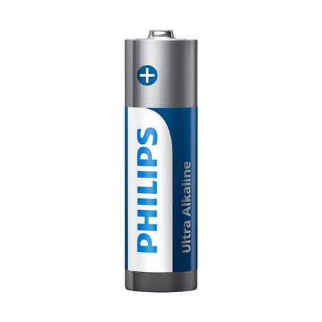 1x4 Philips Ultra Alkaline AA batteria