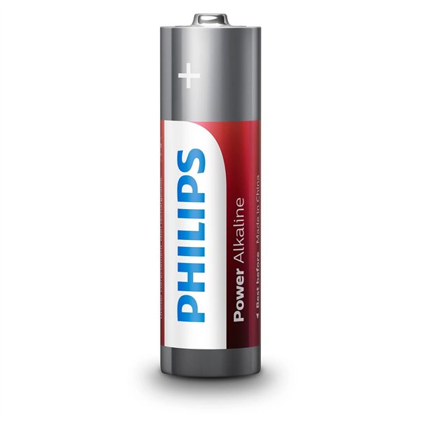 1x6 Philips Power Alkaline AA batteria Promo Pack