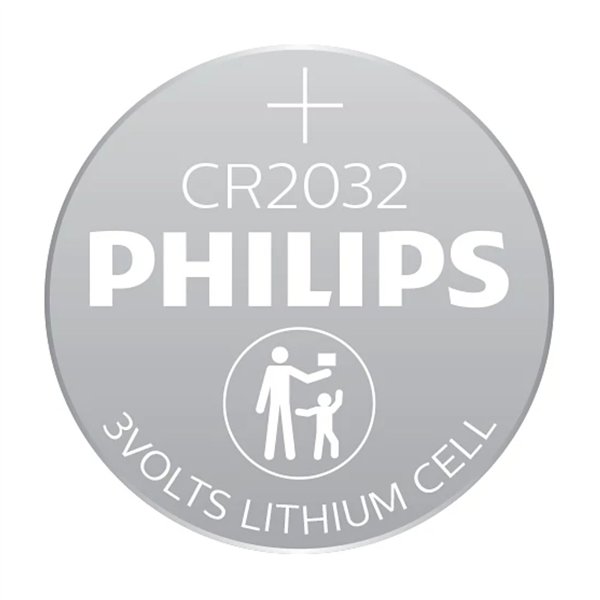 Philips Lithium 3.0V batteria bottone CR2032