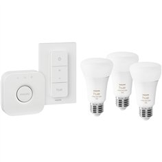 Philips Hue LED lampada E27 conf da 3p. White Color Amb. + Set