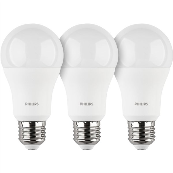 Philips LED lampadina E27 kit 3pz  100W 4000K
