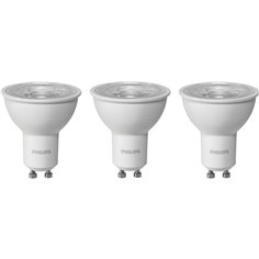 Philips LED faretto GU10 WW kit 3pz. 50W 2700K 2