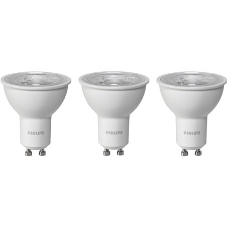 Philips LED faretto GU10 WW kit 3pz. 50W 2700K