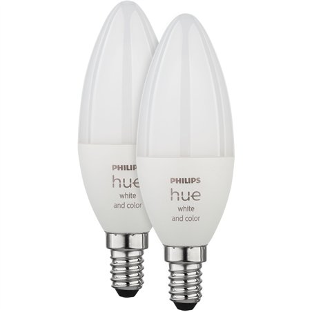 Philips Hue LED lampad. E14 kit 2pz 470lm White Color Amb.