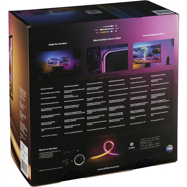 Philips Hue Play Gradient LED Lightstrip PC 32/34 pollici