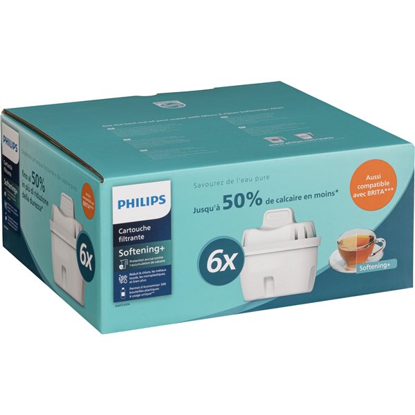 Philips Softening+ cartuccia filtro acqua conf. 6p.