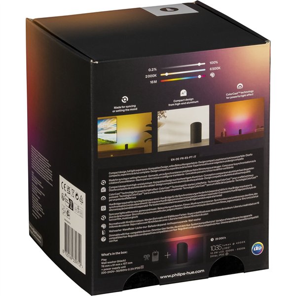 Philips Hue Play Wallwasher schwarz