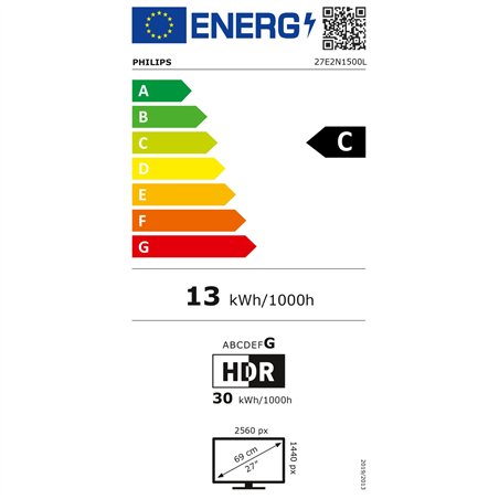 Philips 27E2N1500L 27 Pollici QHD Monitor