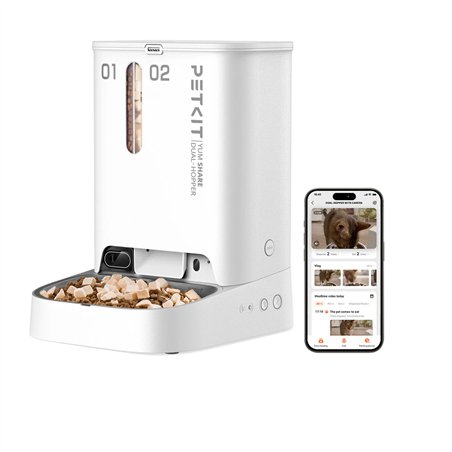 PETKIT YumShare Dual-Hopper con telecamera (P591)