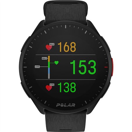 Polar Pacer nero notte S/L