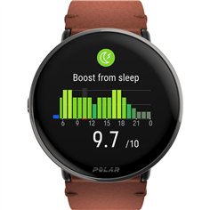 Polar Ignite 3 Titanium cinturino pelle e silicone 2