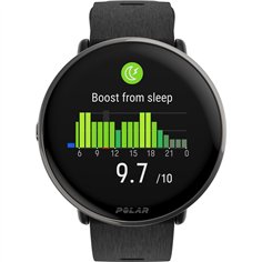 Polar Ignite 3 Titanium cinturino silicone nero 2