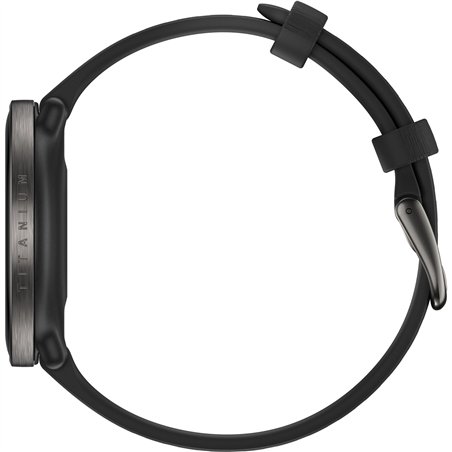 Polar Ignite 3 Titanium cinturino silicone nero