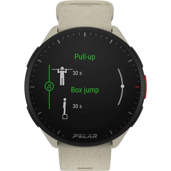 Polar Pacer bianco S/L