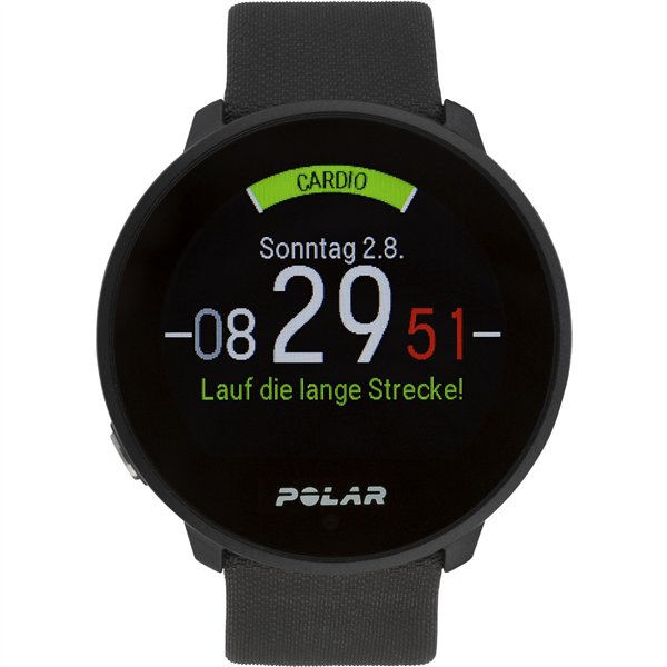Polar Unite nero S-L cintur. silicone chiusura spillo