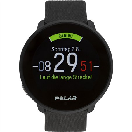 Polar Unite nero S-L cintur. silicone chiusura spillo