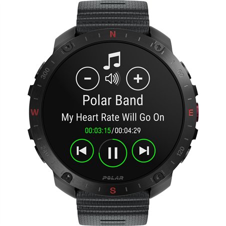 Polar Grit X2 Pro HR S-L nero