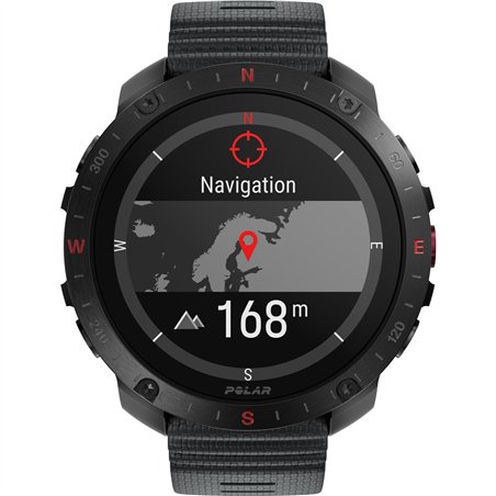 Polar Grit X2 Pro HR S-L nero