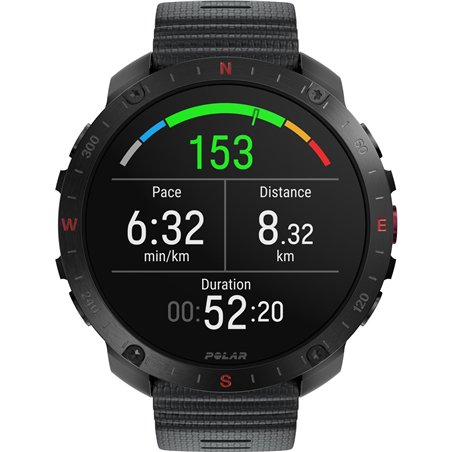 Polar Grit X2 Pro HR S-L nero