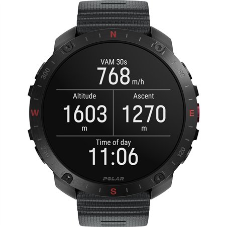 Polar Grit X2 Pro HR S-L nero