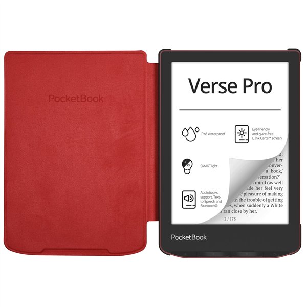 PocketBook Shell - rosso Cover per Verse / Verse Pro