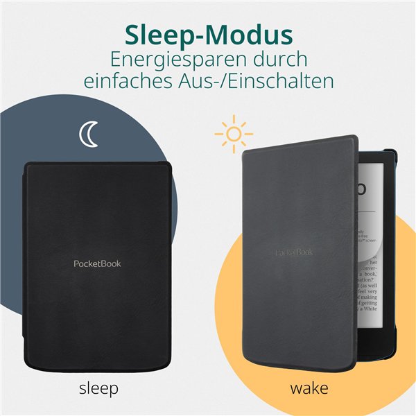 PocketBook Shell Strap Black Cover für Verse / -Pro / -Lite