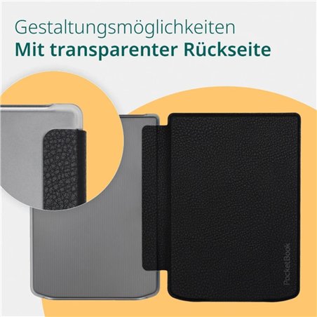 PocketBook Shell Cover Transparent Black