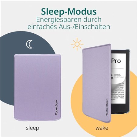 PocketBook Shell Cover Transparent Light Purple