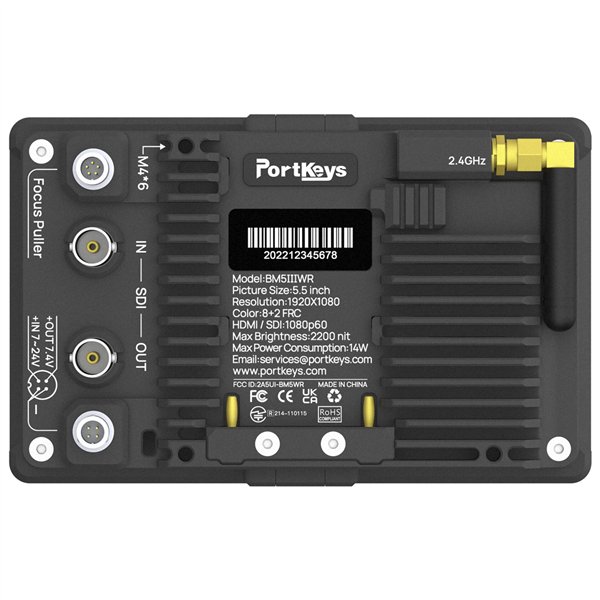 Portkeys BM5 III WR 5.5 poll.WCG On-Camera Monitor