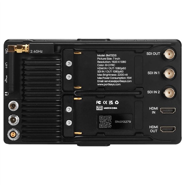 Portkeys BM7 II DS 7 Zoll Wireless Camera Control Monitor