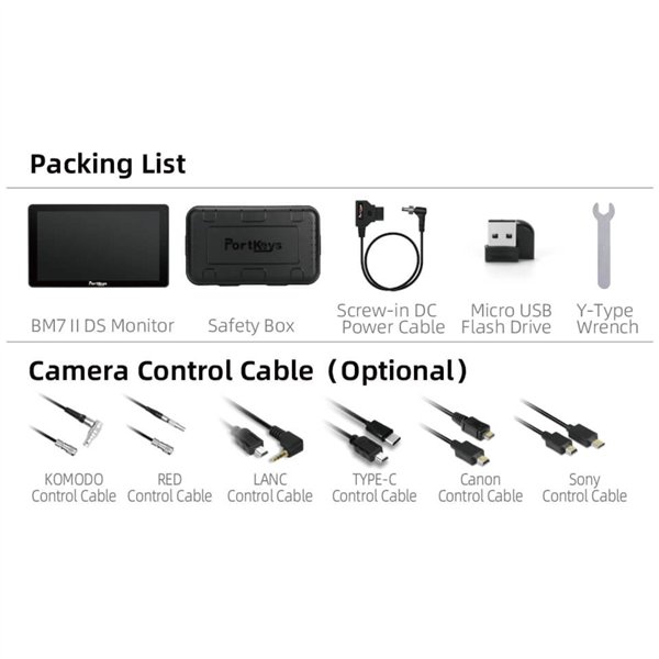 Portkeys BM7 II DS 7 Zoll Wireless Camera Control Monitor