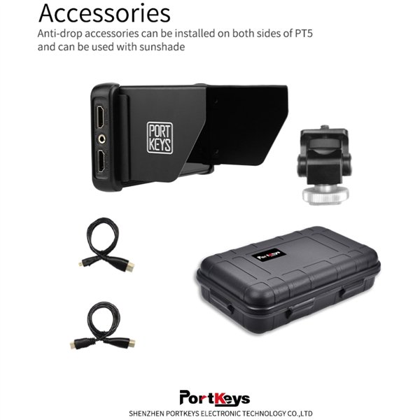 Portkeys PT5 II 5 Pollici 4K HDMI Touchscreen Monitor