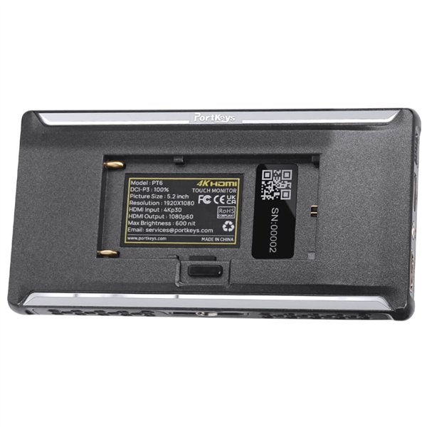 Portkeys PT6 5.2 Pollici 4K HDMI Touchscreen Monitor
