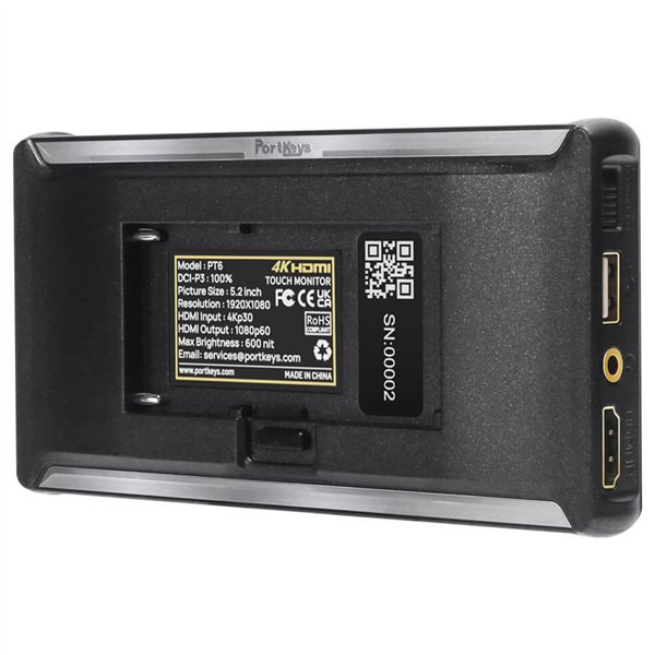Portkeys PT6 5.2 Pollici 4K HDMI Touchscreen Monitor